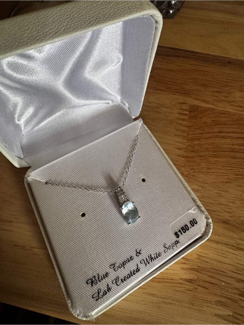 Blue Topaz necklace